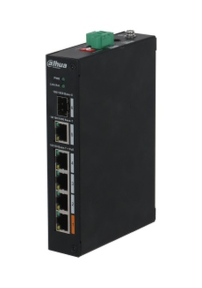 Dahua Pfs3106-4et-60 4 Port 4xfe-2xfe Yönetilemez Megabit 60w Poe Switch