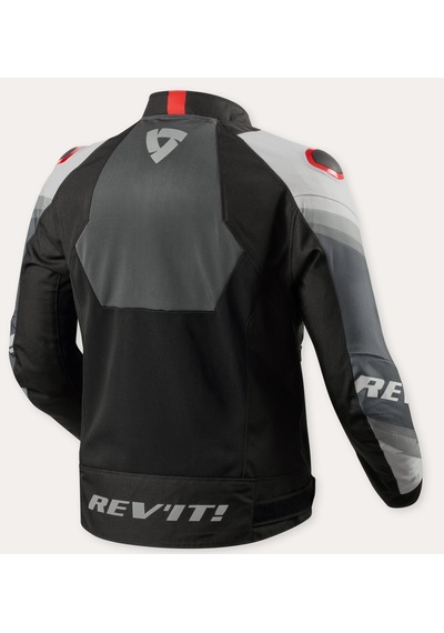 Revit Quantum 3 Air Yazlık Motosiklet Mont Gri-siyah-kırmızı