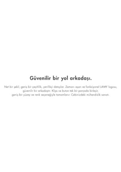 Zarif Lamy 204 Tükenmez Kalem Logosu M + M16bl Kırmızı, 4014519654162 -
