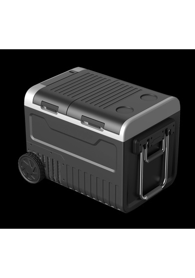 45 L Çift Bölmeli 12-24v Mini Buzdolabı 220v İle Çalışabilir