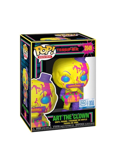 Pop Terrifier Art The Clown With Head Blacklight Retail Exclusive 2049