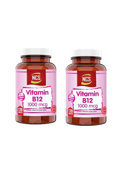 Vitamin B12 Metilkobalamin 1000 Mcg 120 Tablet 2 Kutu