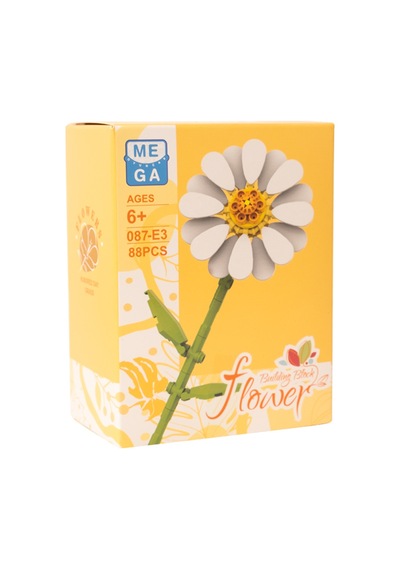 Building Block Flower 88 Parça Çiçek Papatya