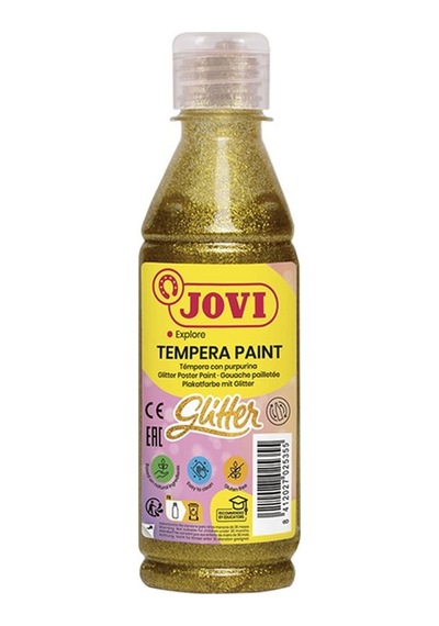 Jovı 517 Guaj Boya Simli 250ml Altın Çok Renkli