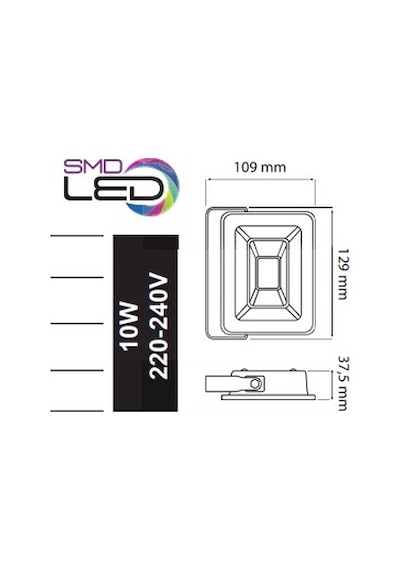 Horoz 10w Led Projektör 6400k Pars-10 068 008 0010