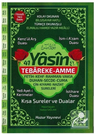 41 Yasin Tebareke  Amme - Hatice Sağlam - Huzur Yayınevi