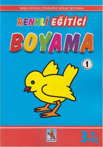 Renkli Eğitici Boyama - 1   3+ Yaş