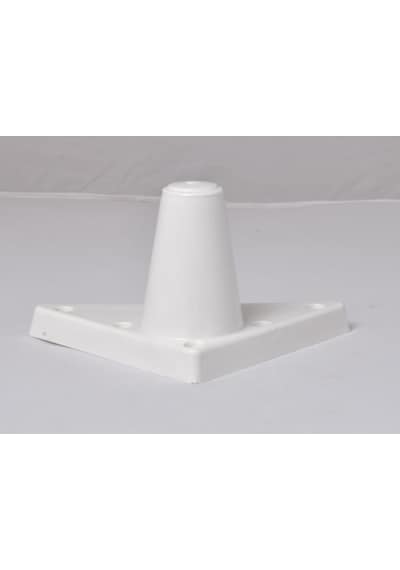 Zeygen Sena Plastik Mobilya Baza Koltuk Kanepe Ayak 4 Adet 10 Cm Beyaz