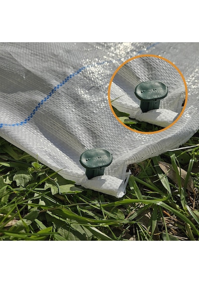 1x1 Metre Ağaç Koruma Örtüsü Ve Sabitleme Çivisi Beyaz Yer Örtüsü Yabani Ot Engelleme Paspası Ağaç Dibi Bezi Sulzer Kumaş
