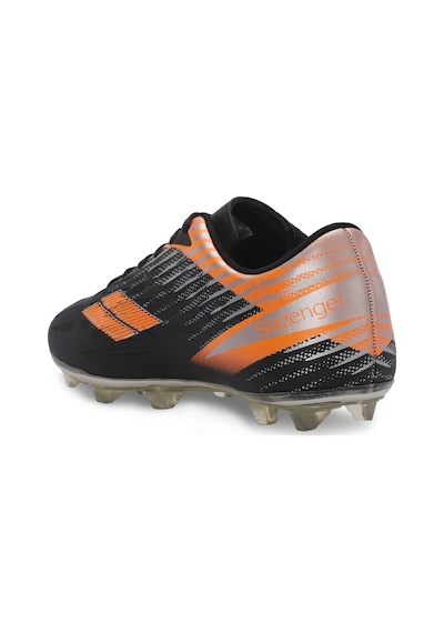 Slazenger CAMBLY KR Erkek Çocuk Halı Saha Siyah - Turuncu Futbol Ayakkabısı