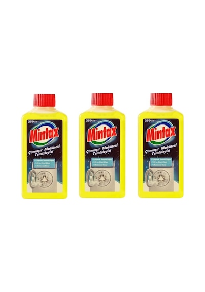 Mintax Çamaşır Makinesi Temizleyici 250 Ml X3