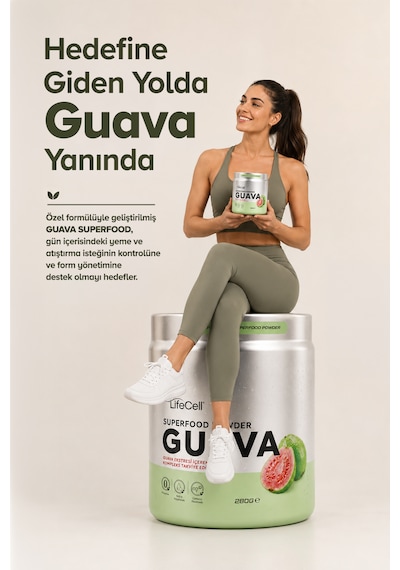 Guava Superfood Powder Guava İçeren Toz Takviye Edici Gıda