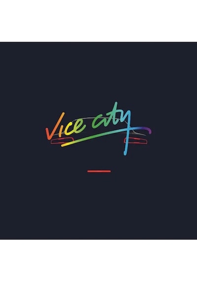 Vice City Hologram Sticker Folyo