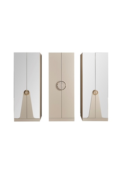 Potenza Mdf 2+2+2 6 Kapılı Dolap Bej