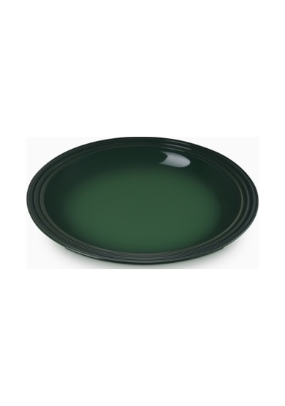 Le Creuset Klasik Dayanıklı Tasarım Seramik Yemek Tabağı 27 Cm Koyu Yeşil