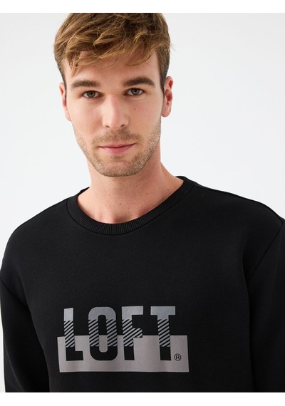 LOFT Regular Fit Erkek Sweatshirt Lf2041178 Q1.v1 Siyah