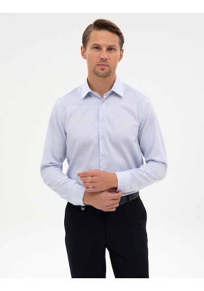 Pierre Cardin Erkek Açık Mavi Gömlek Basic 50315245-vr003 Açik Mavi