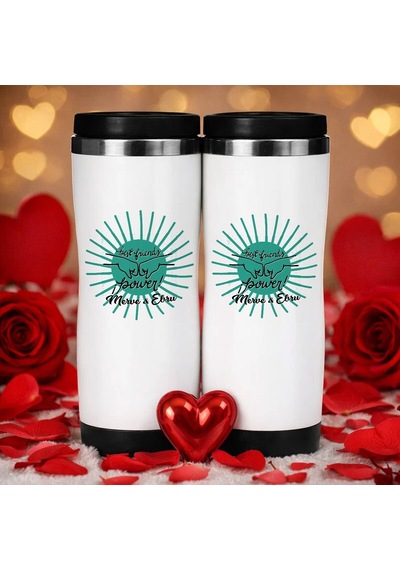 Bk Gift Kişiye Özel Best Friend Tasarımlı İkili Çelik Termos Bardak -1, Sevgiliye Hediye, Sevgililer Günü Hediyesi Kobitmeyencom36301 Bk Gift Renkli