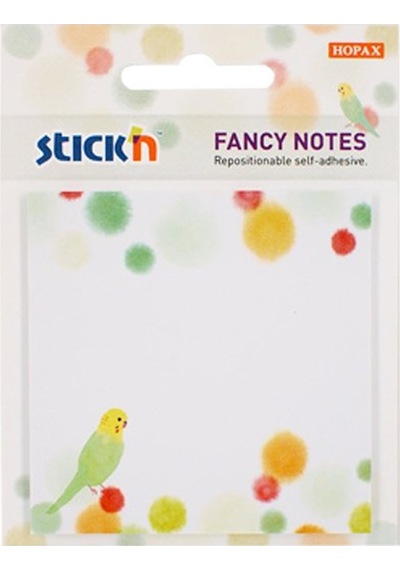 Stick'n 21732 Fancy 5s Yapışkanlı Not Kağıdı 76x76 30 Yaprak