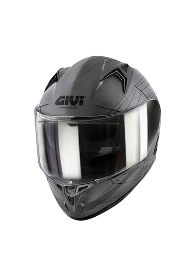 Givi 50.7 Phobia Kapalı Motosiklet Kaskı Mat Titanyum