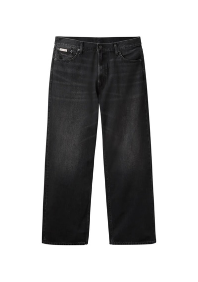 Calvin Klein Baggy Avery Black St, Xb0 Siyah Erkek Kot Pantolon