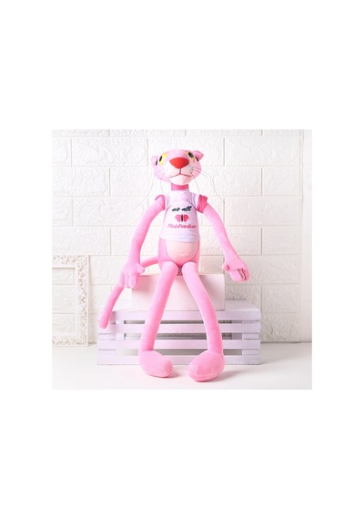 Büyük Boy Pembe Panter Peluş Oyuncak Kaliteli İthal 55 Cm. Pembe