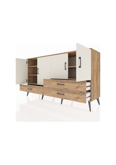 Hyperion Konsol 5 Raflı 3 Çekmeceli 4 Kapaklı 176x44x99 Çam-aytaş Çam-aytaşı/çam Hyperion Konsol 5 Raflı 3 Çekmeceli 4 Kapaklı 176x44x99 Çam-aytaş Çam-aytaşı/çam