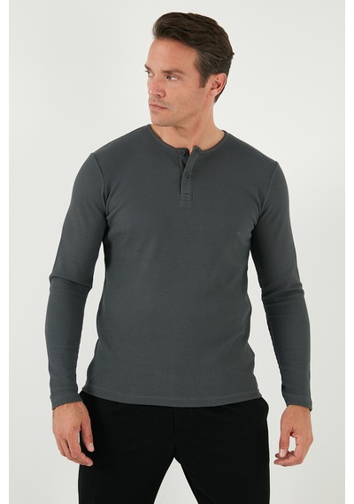 Buratti Erkek Sweat 5905070 Antrasit Antrasit