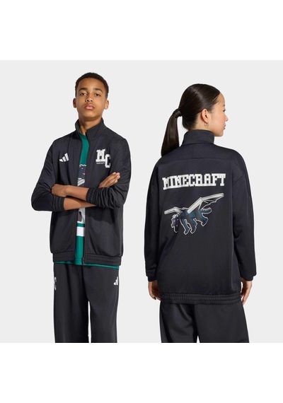 Adidas Minecraft Çocuk Siyah Ceket Kh3203