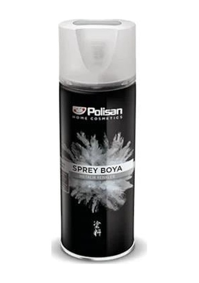Polisan Metalik Sprey Parlak Gümüş