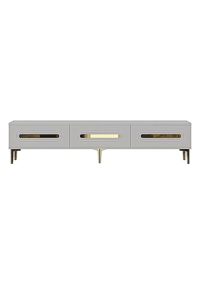 Tsa1806bg Rany Tv Sehpası Beyaz-gold 180cm Beyaz - Altın