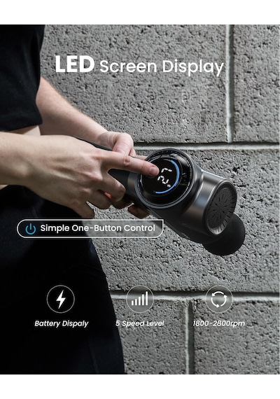 Renpho Bluetooth'lu Masaj Tabancası, Kas Gevşemesi İçin Derin Vurmalı Kas Masaj Tabancası İçin Masaj Tabancası, Led Dokunmatik Ekranlı Taşınabilir Masaj, En İyi Hediye Renpho Bluetooth'lu Masaj Tabancası, Kas Gevşemesi İçin Derin Vurmalı Kas Masaj Tabancası İçin Masaj Tabancası, Led Dokunmatik Ekranlı Taşınabilir Masaj, En İyi Hediye