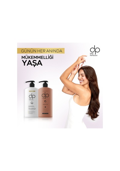 Dp Daily Perfection Şampuan Pamuk Sütü 800 ML & Saç Bakım Kremi Çörek Otu Yağı 500 ML