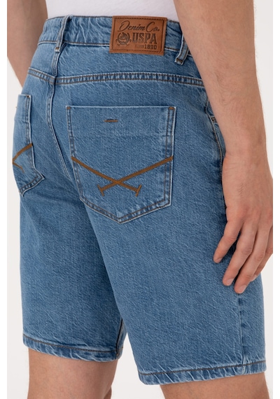 U.s. Polo Assn. Erkek Mavi Şort Jean 50304330-dn0022 Mıd Blue