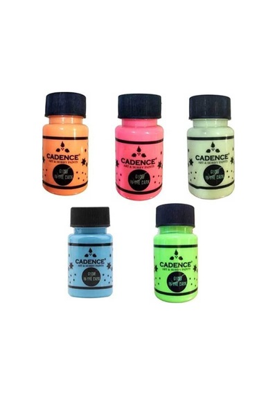 Sanatsal Karanlıkta Parlayan Boya Glow In The Dark Karışık Karışık