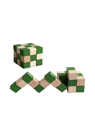 Yılan Küp  Ahşap  Puzzle