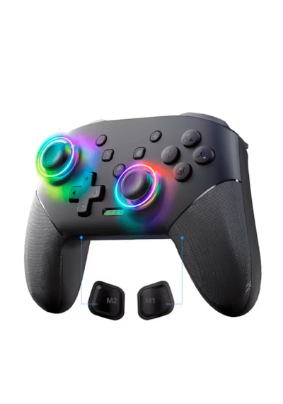 S-80 Rgb Kablosuz Joystick Wireless Oyun Kolu Pc/switch/oled İçin