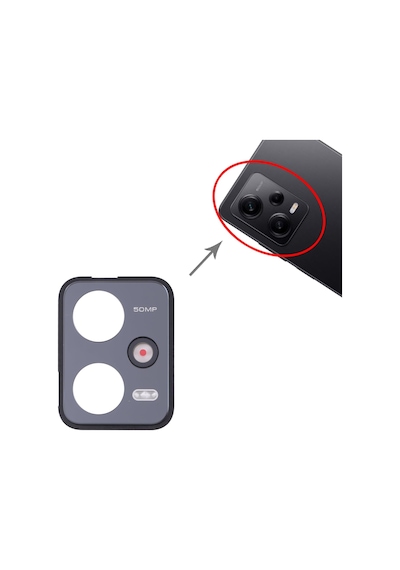 Xiaomi Redmi Note 12 Pro Uyumlu Kamera Lensi Cam Full 22101316c, 22101316ı 23013rk75c 22101316g