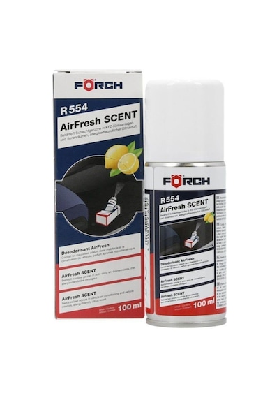 Förch Koku Bombası Alman Teknolojisi Airfresh Scent Araç Klima Temizliği Limon 100 Ml