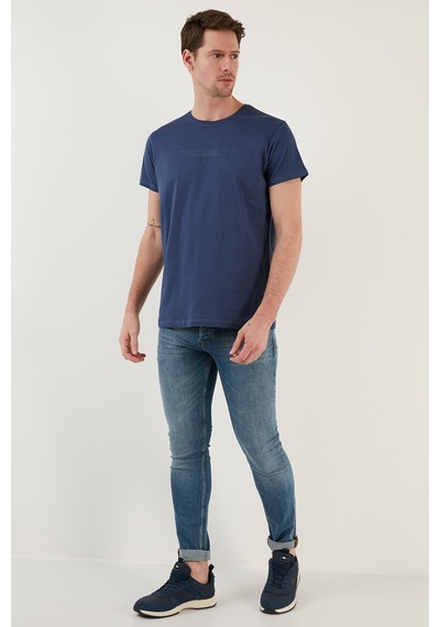 Buratti Erkek T Shirt 541TACTICAL AÇIK LACİVERT Lacivert
