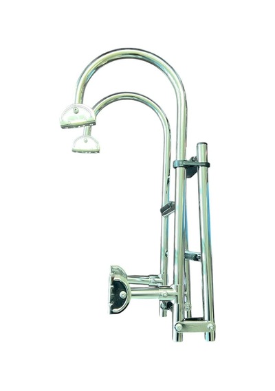 Krom Katlanır Merdiven 2+2 4 Basamak
