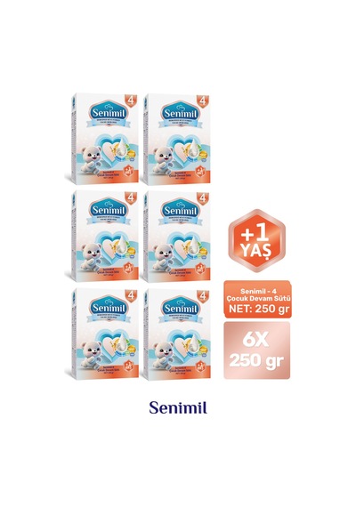 Senımıl 4 Çocuk Devam Sütü 250 G 6 Adet
