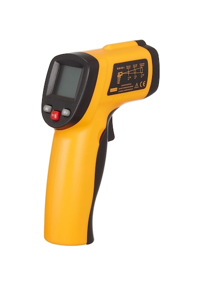 Gm300 Kızılötesi Lazer Temassız Termometre, Siyah