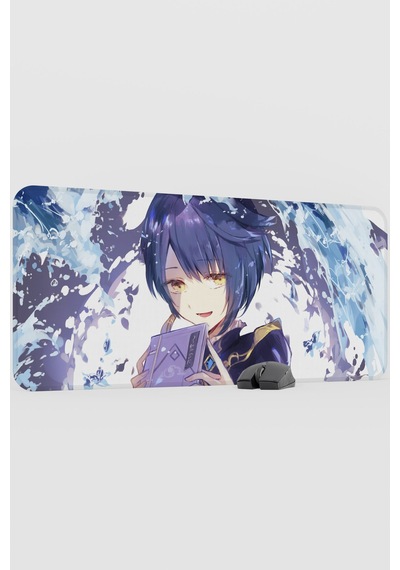 Xingqiu Genshin Impact Anime Oyuncu V5 - 90x40 Xxl Gaming Mouse Pad Fare Altlığı