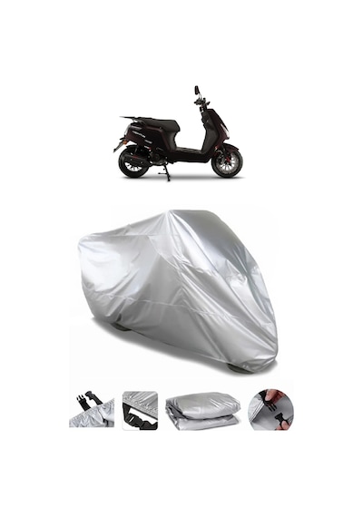 Falcon Techno 50 Efı Gri Su Geçirmez Motosiklet Brandası Premium Uyumlu