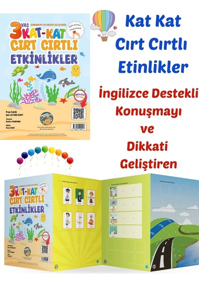 Kat Kat Cırt Cırtlı Etkinlikler- 3 Yaş