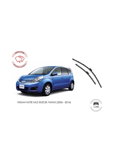 Nissan Note Ön Cam Silecek Seti 2006 - 2014