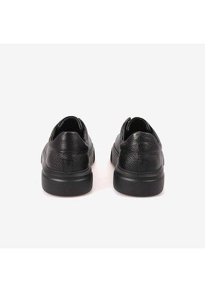 Kemal Tanca Erkek Eva Taban Hakiki Deri Sneaker & Spor Ayakkabı 2534 Siyah