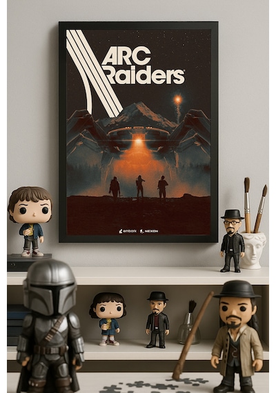 Arc Raiders Siyah Ahşap Çerçeveli Poster, Dekoratif Oyun Duvar Tablosu