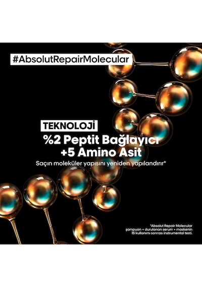 L'Oreal Professionnel Serie Expert Absolut Repair Molecular Onarıcı Saç Bakım Seti